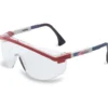 UVEX by Honeywell Astrospec 3000 Red/White/Blue Safety Glasses With Clear Anti-Fog Lens - S1169C