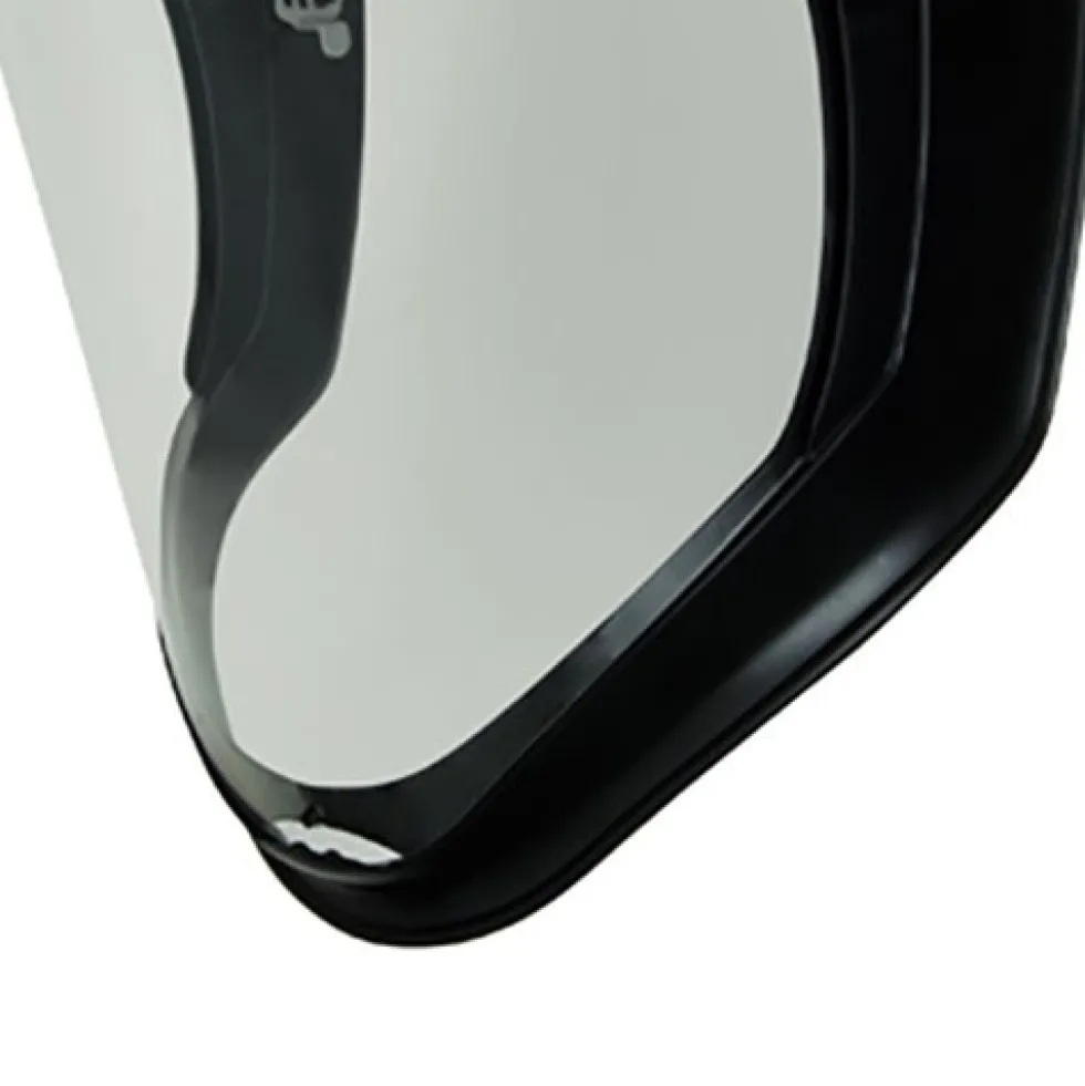 Uvex by Honeywell Bionic Face Shield with Hard Hat Adapter and Clear Polycarbonate Visor - S8505