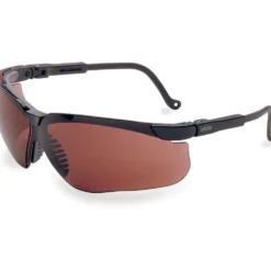Uvex by Honeywell Genesis Safety Eyewear, Wraparound Frame, SCT-Gray, Black, Clear - S3205HS