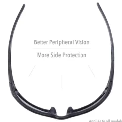 Uvex by Honeywell Hypershock Safety Glasses, Brown Frame with Gold Mirror Lens & Anti-Scratch Hardcoat - S2964