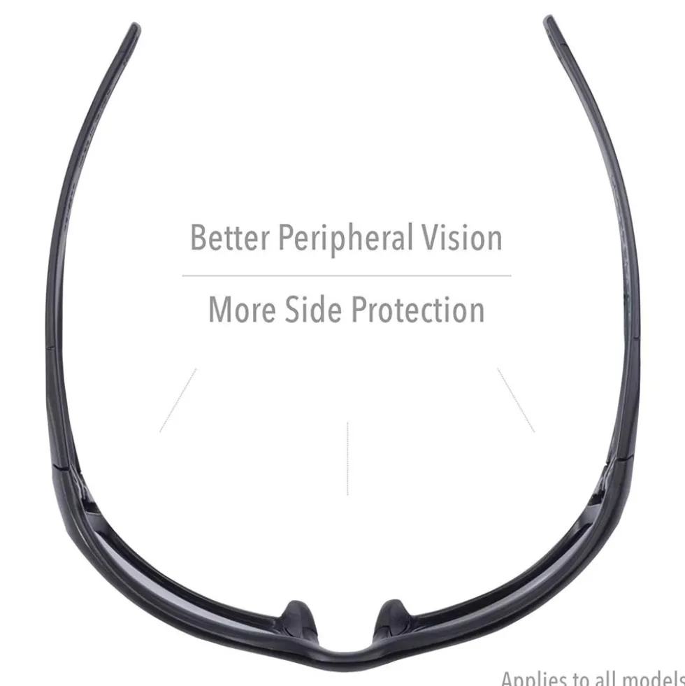 Uvex by Honeywell Hypershock Safety Glasses, Brown Frame with SCT-Reflect 50 Lens & Anti-Scratch Hardcoat - S2963