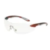 Uvex by Honeywell Ignite Safety Glasses: Wraparound Frame, Frameless, Unisex, Red, Clear - S4410X