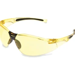 Uvex by Honeywell Safety Eyewear Amber Lens with Anti-Scratch Hardcoat - A802 Series