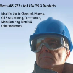 Uvex by Honeywell Stealth Safety Goggles with HydroShield Anti-Fog Lens - S3960HS