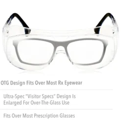 UVEX by Honeywell Ultra-Spec 2001 Clear Safety Glasses With Clear Anti-Fog Lens - S0112C
