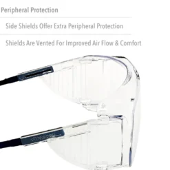 UVEX by Honeywell Ultra-Spec 2001 Clear Safety Glasses With Clear Anti-Scratch/Hard Coat Lens - S0112