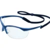 Uvex by Honeywell Vapor Safety Eyewear Metallic Blue Frame, Clear Lens with Anti-Scratch Hardcoat - 11150900