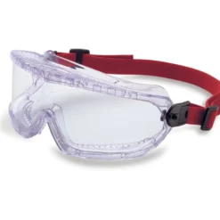 Uvex by Honeywell V-Maxx Safety Goggle Direct Vent, Elastic Headband, Clear Lens with Fog-Ban Anti-Fog Coating - 11250800